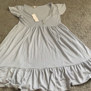Light blue Jr girls spring /summer dress new with tags never worn